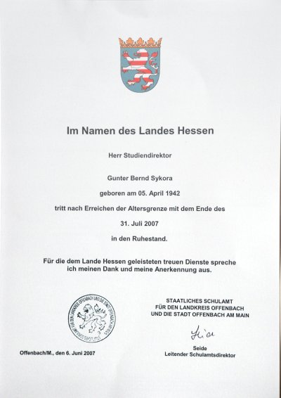 Urkunde